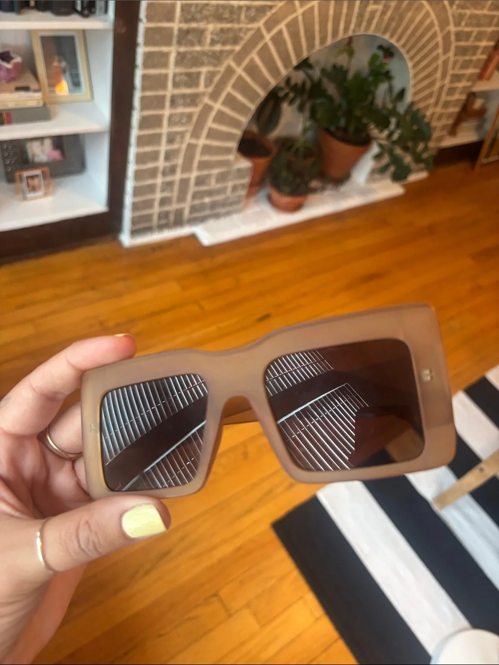 Vintage light pink sunglasses